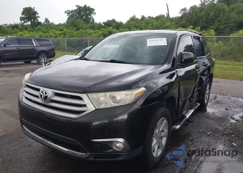2012 Toyota Highlander z USA, uszkodzony, nr VIN 5TDZA3EH9CS030913